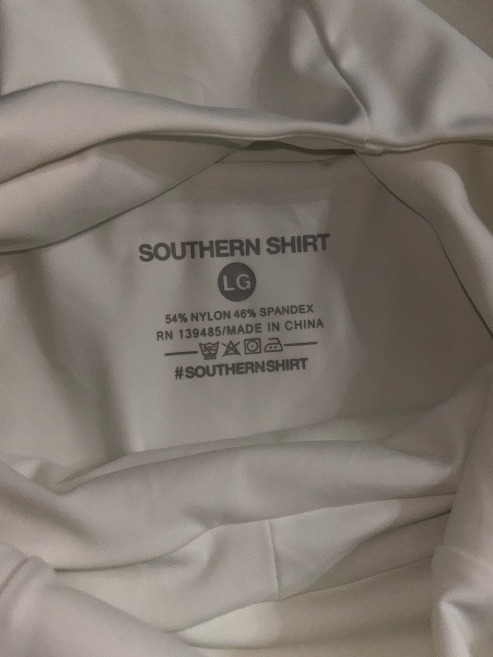 Southern Shirt Lined Performance Dress White Nylon Tennis Golf Dress with Shorts - Picture 9 of 10